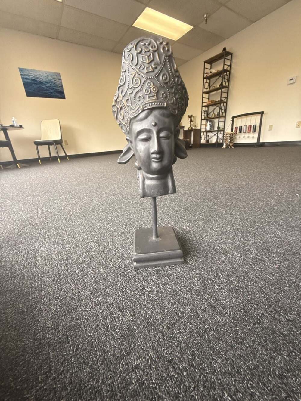 Guanyin Bodhisattva Wooden Meditation Statue